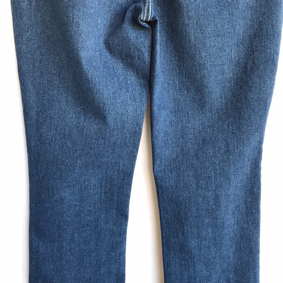 Midrise bootcut medium dark blue jeans, size 7 - Picture 7 of 11